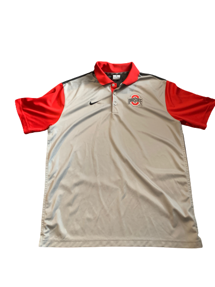 Jalin Marshall Ohio State Team Issued Polo Shirt (Size L)