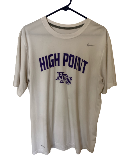Jamal Wright High Point Basketball Workout Shirt (Size L)