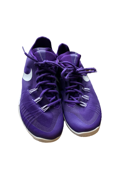 Jamal Wright High Point University Purple Nike Sneakers (Size 10.5)