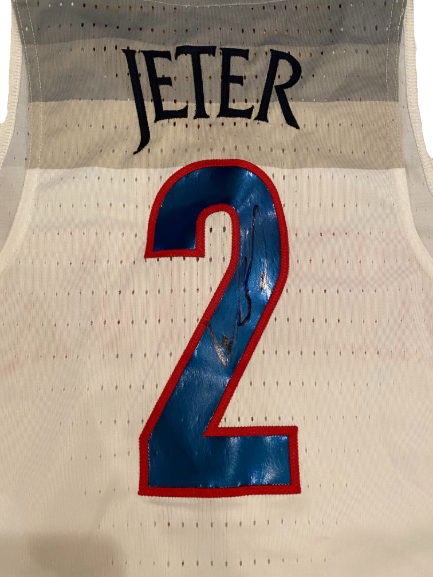 Chase Jeter Arizona Basketball 2016-2017 Season Signed Team-Issued Jersey (Size 48 Length +4)