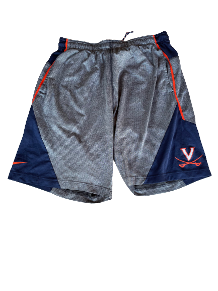 Jay Huff Virginia Basketball Team Issued Workout Shorts (Size XL)