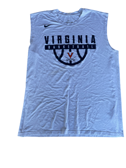 Jay Huff Virginia Basketball Team Issued Tank Top (Size XL)