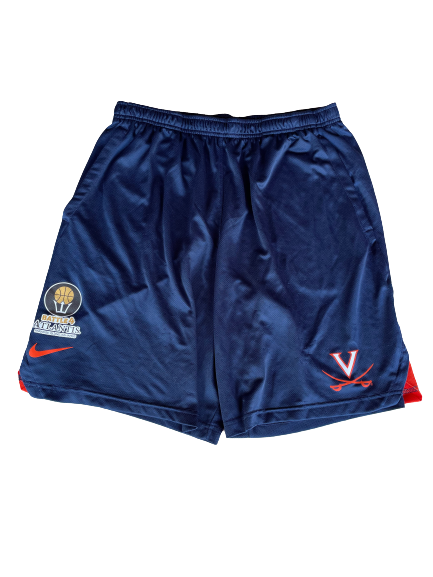 Jay Huff Virginia Basketball Player Exclusive "Battle 4 Atlantis" Practice Shorts (Size XL)