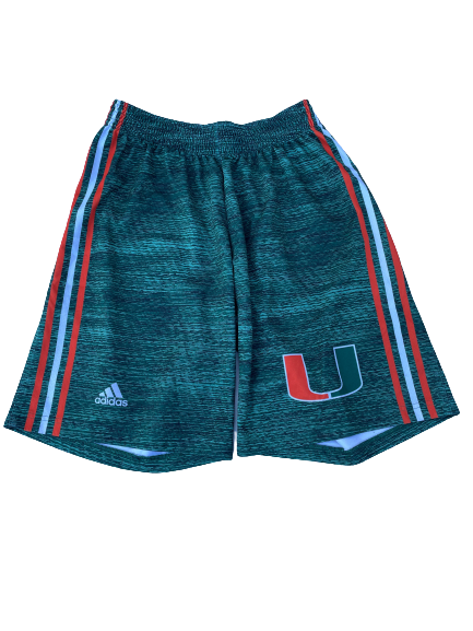 Anthony Lawrence Miami Basketball Practice Shorts (Size L)