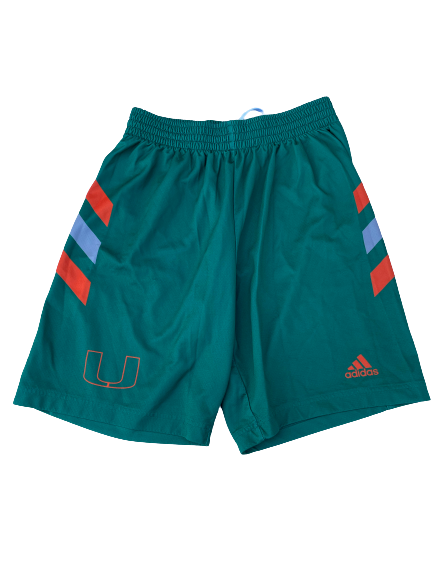 Anthony Lawrence Miami Basketball Team Issued Practice Shorts (Size L)