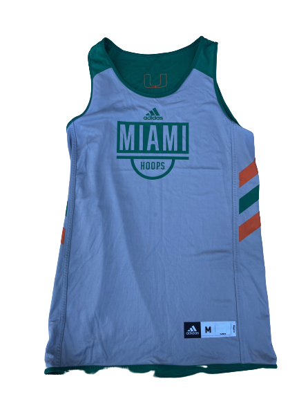 Anthony Lawrence Miami Basketball Player Exclusive Reversible Practice Jersey (Size M)