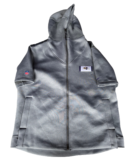 Matt Skura Baltimore Ravens Player Exclusive Short Sleeve Jacket (Size 3XL)