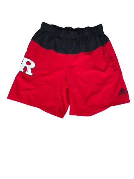 Brendon White Rutgers Football Team Issued Shorts (Size XL)