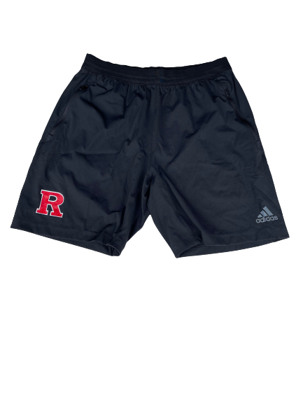 Brendon White Rutgers Football Team Issued Shorts (Size L)