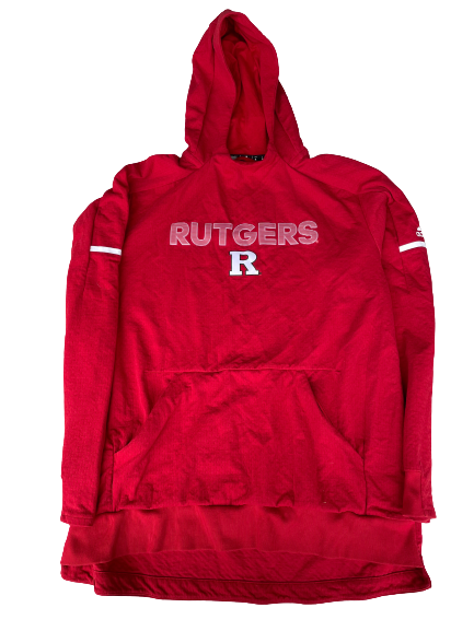 Brendon White Rutgers Football Team Issued Sweatshirt (Size XL)