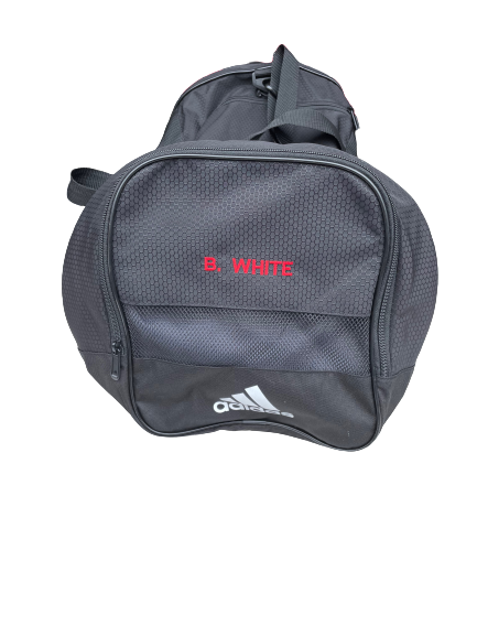 Brendon White Rutgers Football Team Issued Travel Duffel Bag