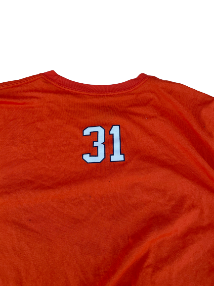 DaJuan Coleman Syracuse Basketball Team Issued Long Sleeve Workout Shirt (Size 2XL)