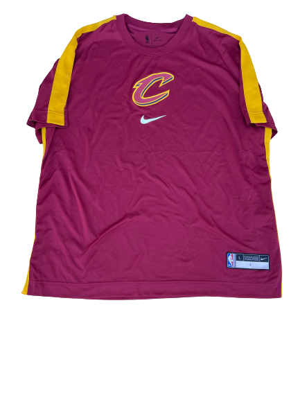 Charles Matthews Cleveland Cavaliers Team Issued Pre-Game Warm-Up Shooting Shirt (Size L)