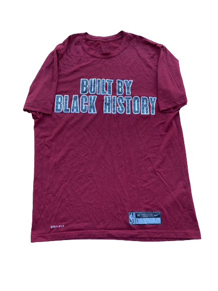 Charles Matthews Cleveland Cavaliers Team Exclusive "Built By Black History Month" Shirt (Size M)