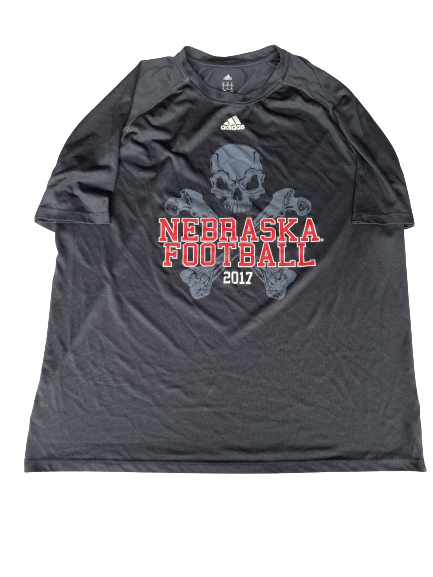 Jack Stoll Nebraska Football Player Exclusive T-Shirt With Number on Back (Size XL)