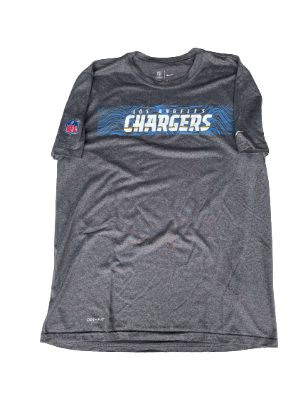 Joshua Kelley Los Angeles Chargers Team Issued T-Shirt (Size L)