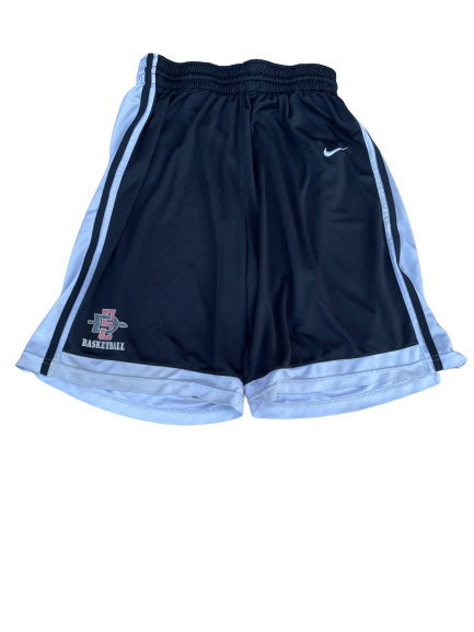 Matt Mitchell San Diego State Basketball Team Issued Workout Shorts (Size XL)