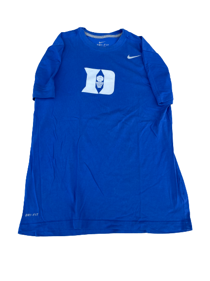 Brennan Besser Duke Basketball Team Issued Workout Shirt (Size L)