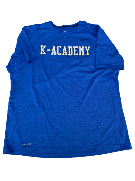 Brennan Besser Duke Basketball Exclusive "K-Academy" Workout Shirt (Size XL)