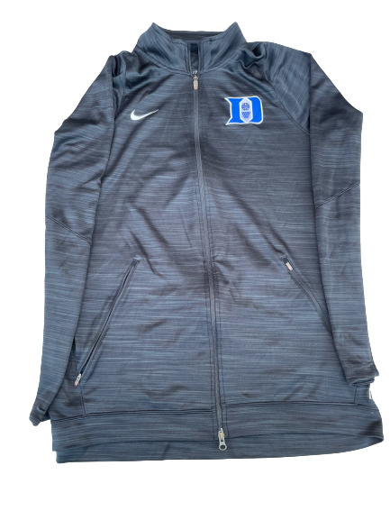 Brennan Besser Duke Basketball Team Issued Zip Up Jacket (Size 2XLT)