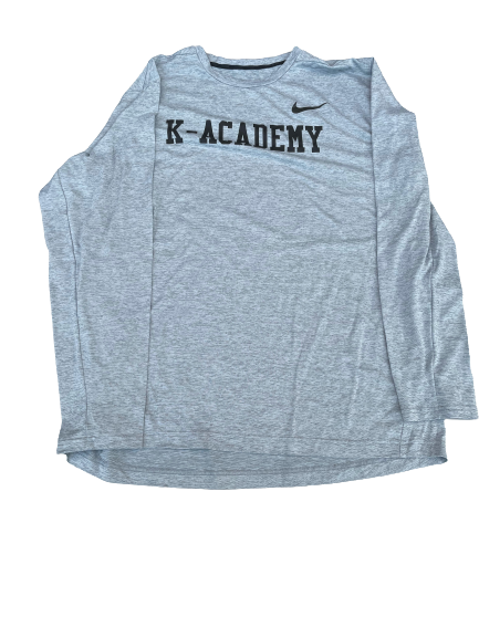 Brennan Besser Duke Basketball "K-Academy" Long Sleeve Workout Shirt (Size XL)