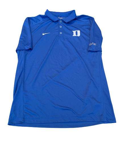 Brennan Besser Duke Basketball Team Issued Polo Shirt (Size XL)