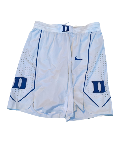 Brennan Besser Duke Basketball 2017-2018 Game Worn Shorts (Size M)