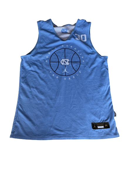 K.J. Smith North Carolina Basketball Player Exclusive Reversible Practice Jersey (Size M)