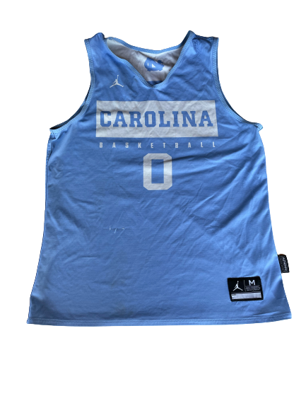 K.J. Smith North Carolina Basketball Player Exclusive Reversible Practice Jersey (Size M)
