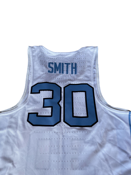 K.J. Smith North Carolina Basketball 2017-2018 Official Game Issued Jersey