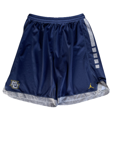 Ike Eke Marquette Basketball 2019-2020 Player Exclusive Practice Shorts (Size XL)
