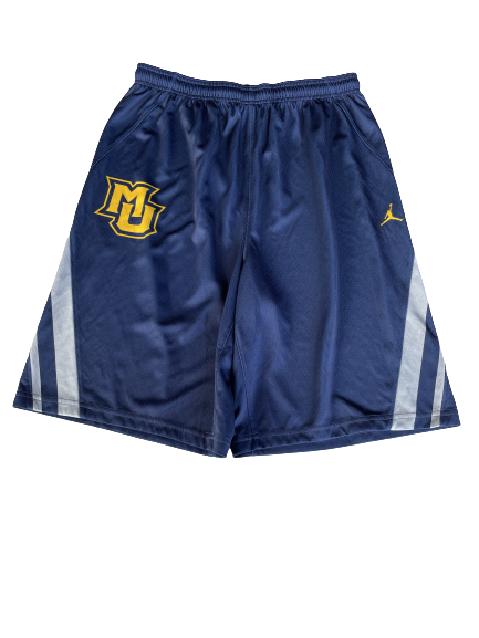 Ike Eke Marquette Basketball 2018-2019 Player Exclusive Practice Shorts (Size L)
