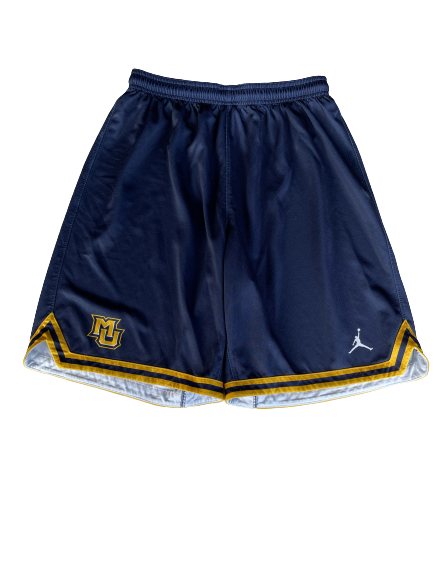 Ike Eke Marquette Basketball 2020-2021 Player Exclusive Practice Shorts (Size M)