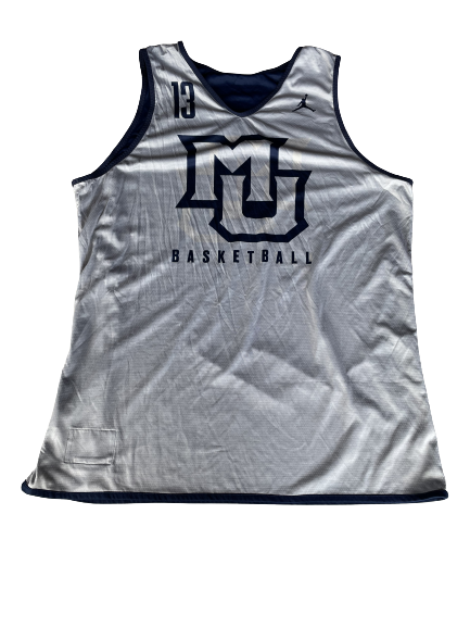 Ike Eke Marquette Basketball Player Exclusive Reversible Practice Jersey (Size XL)