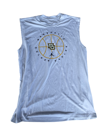 Ike Eke Marquette Basketball Team Issued Workout Tank (Size L)