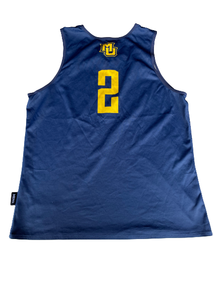 Sacar Anim Marquette Basketball Player Exclusive Reversible Practice Jersey (Size L)
