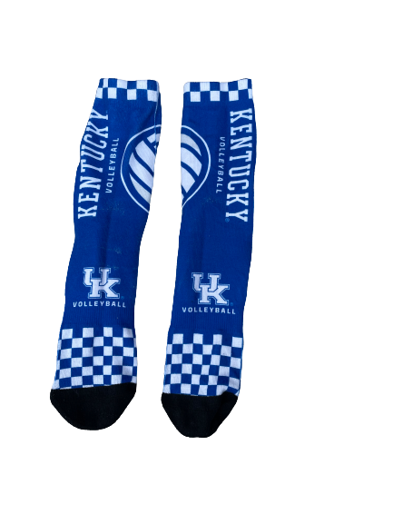Madison Lilley Kentucky Volleyball Team Issued Socks