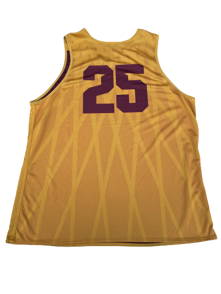 Cameron Krutwig Loyola Chicago Basketball SIGNED Player Exclusive Reversible Practice Jersey(Size 2XL)