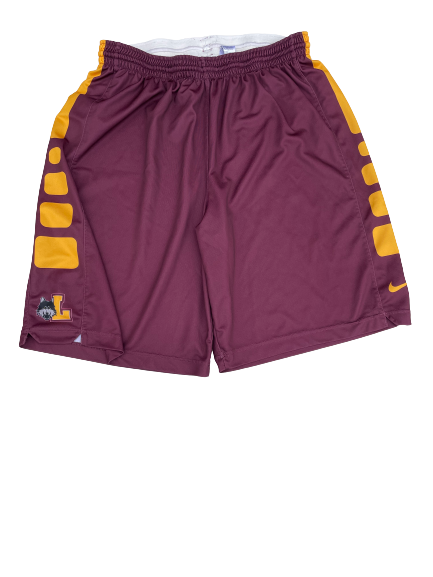 Cameron Krutwig Loyola Chicago Basketball Player Exclusive Practice Shorts (Size XL)