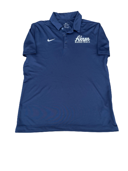 Maishe Dailey Akron Basketball Team Issued Travel Polo (Size L)
