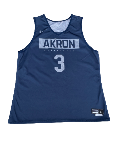 Maishe Dailey Akron Basketball Player Exclusive Reversible Practice Jersey (Size L)