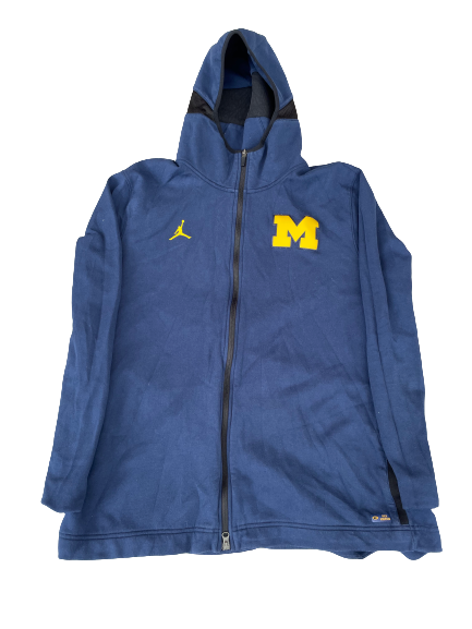 Greg Robinson Michigan Football Zip-Up Jacket With Player Tag (Size XXXL)