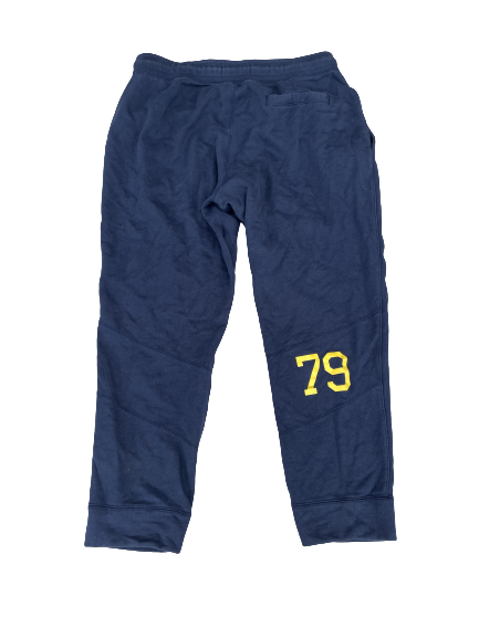 Greg Robinson Michigan Football Sweatpants With Number (Size XXL)