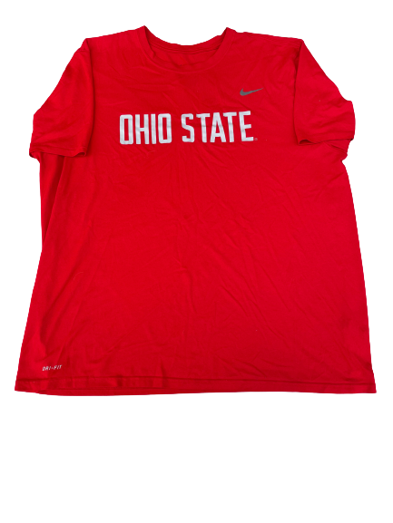 Gavin Cupp Ohio State Football Team Issued Workout Shirt (Size 3XL)