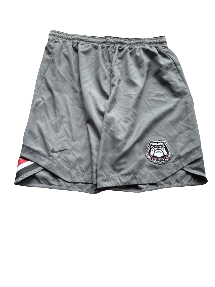 Jonathan Ledbetter Georgia Football Team Issued Workout Shorts (Size XL)