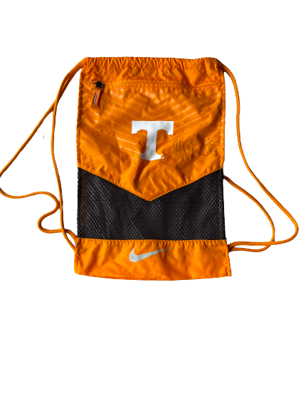 Yves Pons Tennessee Basketball SIGNED Draw-String Bag
