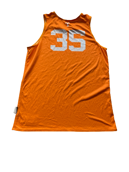 Yves Pons Tennessee Basketball SIGNED 2020-2021 Season Worn Player Exclusive Reversible Practice Jersey (Size XL)
