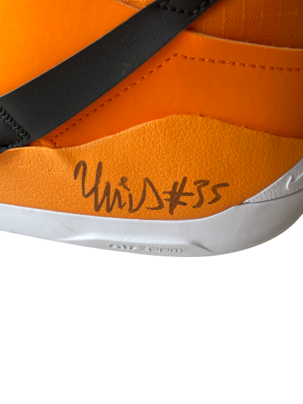 Yves Pons Tennessee Basketball SIGNED Team Exclusive Kevin Durant Shoes (Size 13.5)