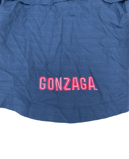 Gonzaga Basketball Team Issued Quarter Zip Pullover (Size M)
