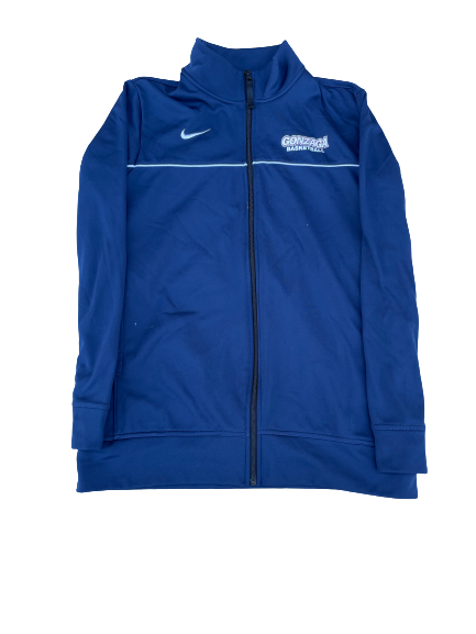 Gonzaga Basketball Team Issued Zip Up Jacket (Size M)